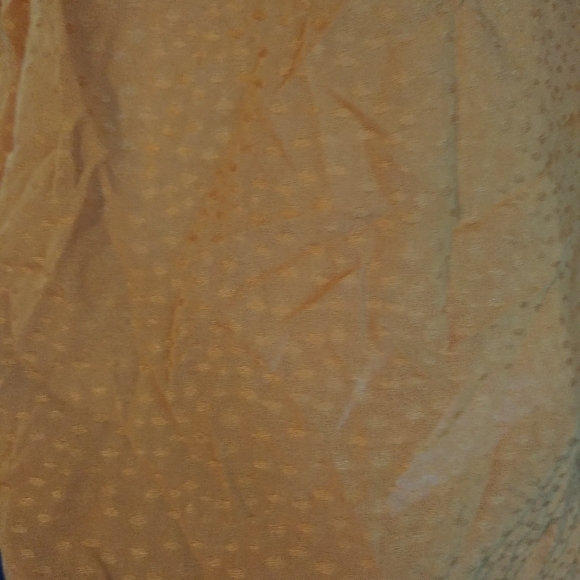 Ava & viv- ruffle long sleeve blouse-orange - Picture 3 of 7